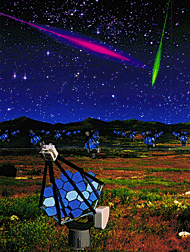 Artist's impression of the Telescope Array Project